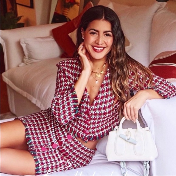 Zara Small Frayed Textured Mini Skirt - Picture 9 of 16